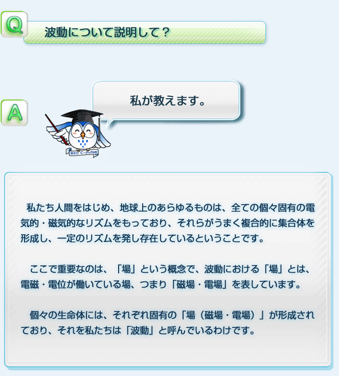 波動(磁場)についての説明